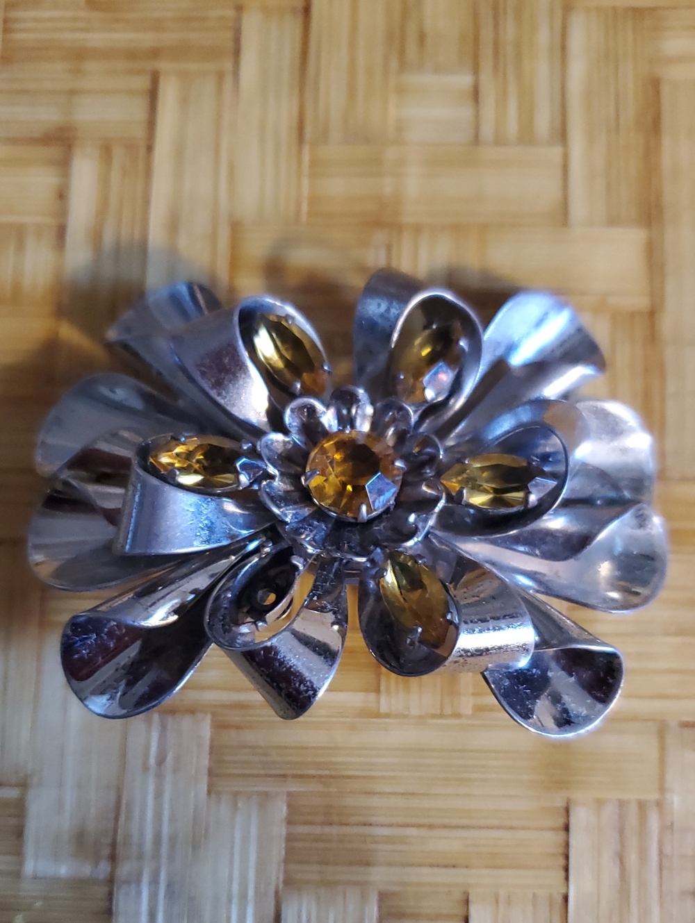Sterling Silver Vintage Brooch Bold Beautiful Brooch